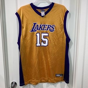 RARE  NBA  Los Angeles Lakers Ron Artest Jersey # 15 Mens size XXL gold home